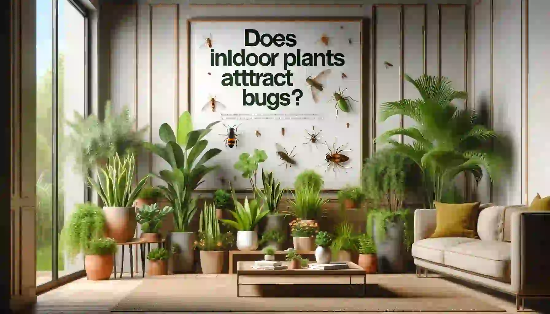 Does Indoor Plants Attract Bugs?