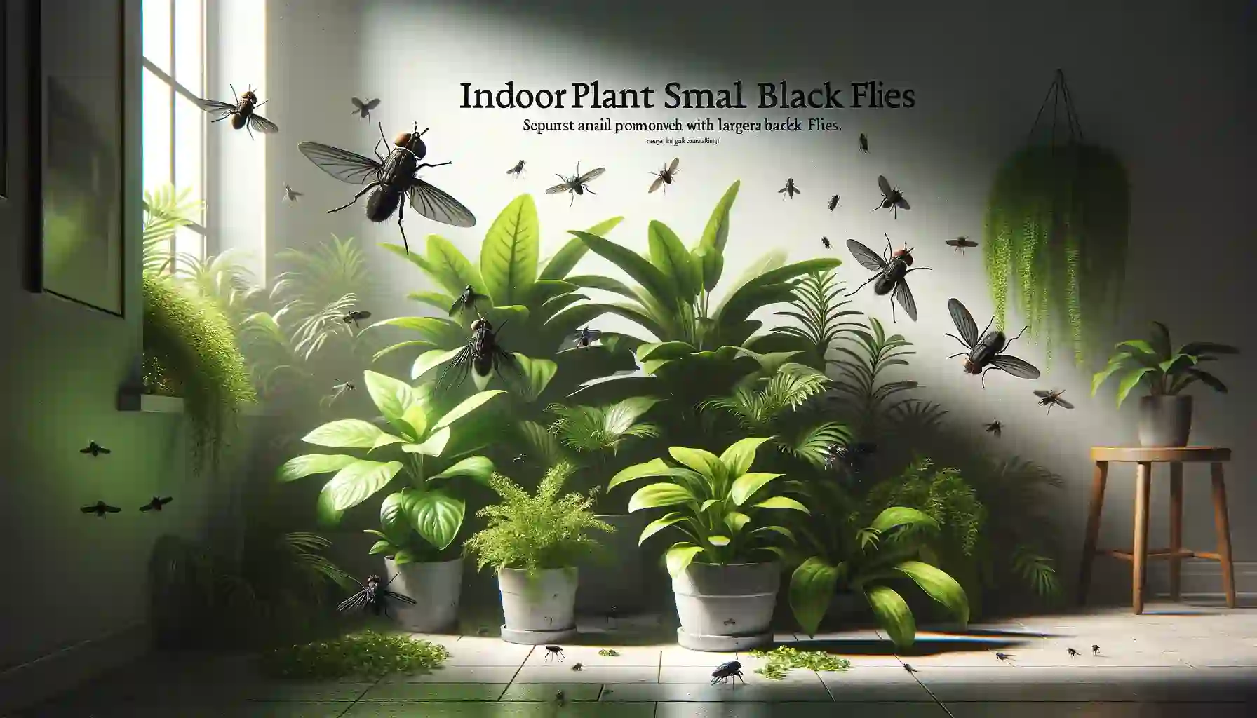 Indoor Plant Small Black Flies